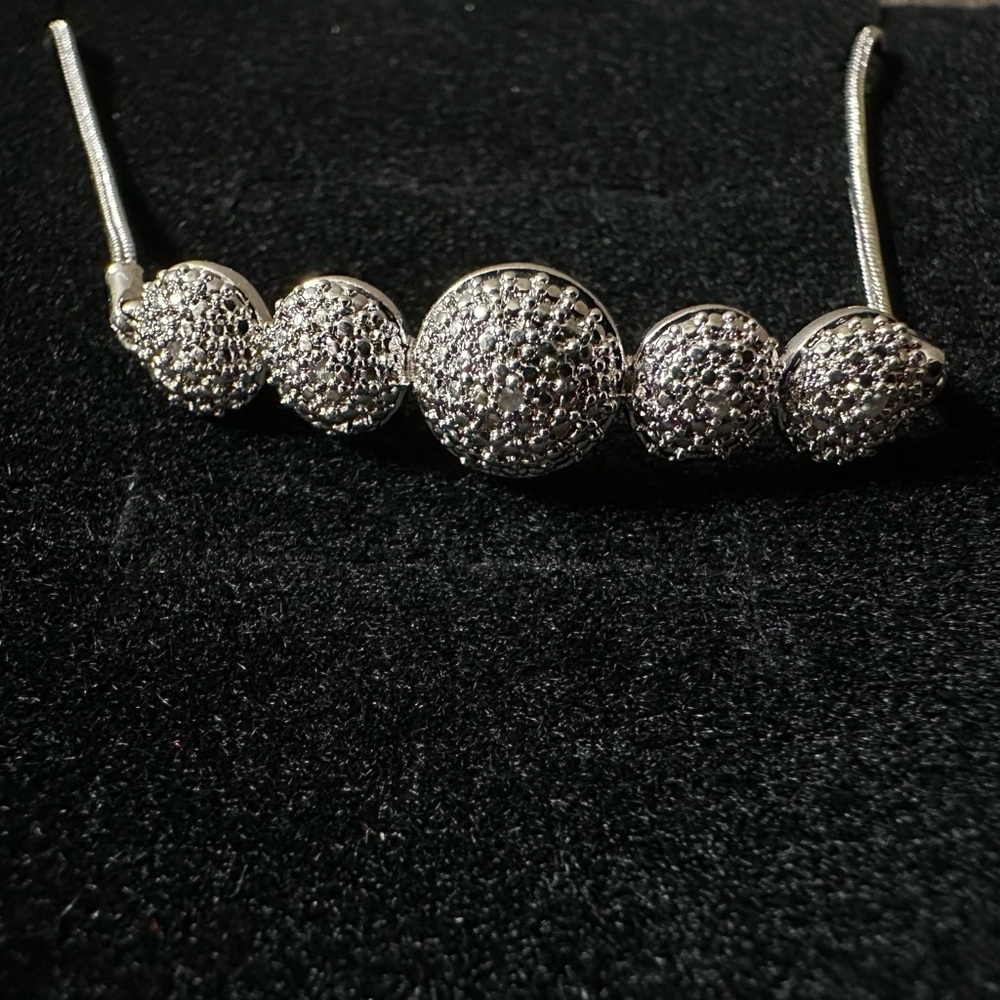 Silver Bolo Style Bracelet - Picture 5 of 8